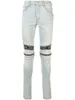 Aluxury Solid Classic Style Fashion Mens Jeans Aankomst Biker gewassen jeans Dianed Washed Jeans Zebra Stripes Top Kwaliteit US UK 9618579