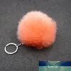 3,15 pollici Fluffy Faux Fur Ball Charm Pom Pom Car Keychain Borsa portachiavi 24 colori FBA Drop Shipping C95Q