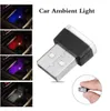 Neon USB Light LED modelando atmosfera de luz lâmpada ambiente portátil carro interior luz 7 cores Acessórios para carros