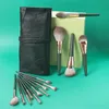 14pcs / set Green Cloud Makeup Brush Set Face Powder Blush Repair Brush Ensemble complet d'outils de beauté Eyeshadow Brush Set avec sac gratuit DHL