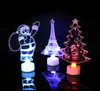 Décorations de Noël pour la mode à la maison Ornements de décoration de Noël Veilleuse colorée LED Décorations décoratives pour arbres de Noël