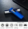 Yeni taşınabilir USB şarj edilebilir rüzgar geçirmez yanmaz elektronik ark sigara çakmakları LED ekran dokunma anahtarı özel olabilir logo9598680