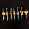 latest Handmade Inlaid alloy hookah jewelry mouthpiece Colorful shisha hookah mouth tip diamond hookah pipe blunt holder for smoki1692320