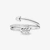 Nieuwe Merk 100% 925 Sterling Zilver Wrap-Around Pijl Ring Voor Vrouwen Bruiloft Verlovingsringen Mode-sieraden Gratis verzending