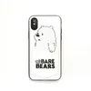 Mode iphone hoesje iPhone 11 / 11PRO / 11P MAX / XSMAX 7P / 8P 7/8 XR X / XS Designers Casual Bear Gedrukt Lederen Case 3 Stijl beschikbaar