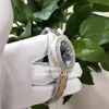Fashion Mens N Najwyższej Jakości Factory 2836 Ruch 40mm Blue Dial Sapphire Glass Dwa Tone Gold Automatic High Quality Mens Watch Watches
