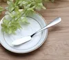 100pcs Stainless Steel Utensil Cutlery Butter Knife Cream Knife Cheese Dessert Jam Spreader Western Breakfast Tool Cream Cutter#31013