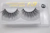 10 stilar 3d mink hår falsk ögonfransmink hår falska ögonfransar Naturlig förlängning Fake Eyelashes återanvändbar DHL Gratis frakt