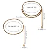 ABC Belts Retro Women Waistbands Multilayer Long Tassel Jewelry Dress Waist Chain Belts