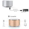 A10 Mini Wireless Bluetooth Speaker with LED TF Card USB FM Wireless Portable Subwoofer Loudspeakers for Phone PC MP3 in Box