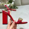 Tasarımcı Sandalet Hakiki Deri Yaz Bayanlar Yüksek Topuklu Altın Moda Platformu kadın Kırmızı Alt Gelin Elbise Ayakkabı Ofis İşi
