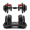 体重調節可能ダンベル5-52.5LBSフィットネストレーニングダンベルトーンあなたの強みを調子し、あなたの筋肉輸送3pcs