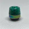 810 SS regenboog + Snake Skin epoxyhars druppeltips Paddestoelstijl Tip Mondstuk met Snoeppakket voor TFV8 TFV12