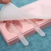 Мультфильм Силиконовый мороженое для мороженого домашнего эскимо росписную коробку для ручной работы