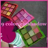 Ny makeup -palett 9 färger Eyeshadow Palette Top Quality Eye Shadow Shimmer Transparent Box Maquillage DHL Gratis frakt