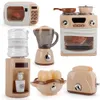 Simulering Creative Kitchen Appliances Set Tvättmaskin Ägg Steamer Vatten Dispenser En Variety Pedagogisk Toy Gift