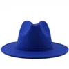 Erkekler Kadınlar Geniş Memul Yün Kıvrımlı Caz Fedora Şapkaları İngiliz Tarzı Trilby Party Resmi Panama Kapağı Siyah Sarı Elbise Şapkası 565860CM7043715