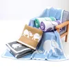 95 * 75 centímetros novo bebê infantil de malha cobertor cesta para o verão Ar Condicionado criança Cama Quilt recém-nascido Super Macio swaddles Enrole Blanket