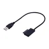 Chipal USB 2.0 do mini sata II 7 6 13pin Adapter Converter kabel stałego stylu dla laptopa CD/DVD ROM Slimline Drive HDD Caddy1