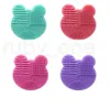 Pennelli per trucco Pennello per pulizia in silicone Tampone per lavaggio Gel Cleaner Scrubber Sponge Mat Fondotinta Cosmetici Pennello Pulizia Make Up Tool RRA3476