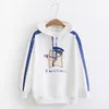 Abbigliamento per bambini Capispalla BIANCO CON CAPPUCCIO Studente Ragazze Moda Giacche in cotone caldo5548287