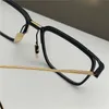 Kvinna Mens Fashion Desinger Spectacle Lentes Frames Shades Famous Brand Desinger Optical Frame Square Form Gold Myopia Men Eyewea9447543