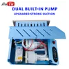 Rotatable LCD Screen Glass Heating Separator Machine Preheat Station Dual Built-in Pump For Samsung Edge OLED Glass Glue Repair