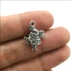 DIY Anahtarlık Antik Gümüş kolye İçin Bilezik Küpe 20x14mm yapma Toptan 100pcs Tavşan Antik Gümüş Charms Kolye Takı