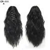 55cm 90g Wrap Around Per I Capelli Paardenstaart Simulatie Menselijke Hair Extensions Paardenstaarten Bundels in 8 kleuren IP-888