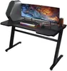 US STOCK 47.2" Computer Desk Home Gaming Desk Office Writing Workstation Space-Saving Easy to Assemble Black W20615682