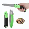 Garden av hög kvalitet såg Mini Portable Folding Camp Saw trimt trä trädträdgård träbearbetning hand såg stål abs new211o