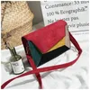 Ny - Väskor bredbandsfärg matchning och slipning liten fyrkantig väska med och en axelväska för kvinnor söt färg
