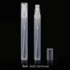 2ml 3ml 4ml 5ml mini plastspray parfymflaska Refillerbar bajonettflaskor Atomizer Protabel kosmetikbehållare