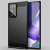 Karbon Elyaf Doku TPU Kılıf iPhone 12 11 Pro Max Se 2020 LG Stylo 6 tarihinde Piksel 5 Samsung Note 20 S20 Huawei P40 için