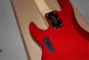 Högkvalitativ Maple Fingerboard Music Man Stingray 5 Cherry Burst Electric Bass Guitar med 9V Batteri Aktiva Pickup