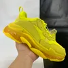 Triple s vintage clear sole platform shoes mens sneakers neon green yellow grey red gym blue black rainbow bordeaux men womens trainers