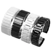 Bracelets de montre en céramique de luxe 20mm 22mm avec fermoir papillon Bracelet de montre pour Samsung Gear Bandes de sport Dragonne Bracelet avec épingles