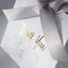 50шт Creative Grey Marble Gift Back Box для вечеринки для детского душа бумага для бумаги шоколадные коробки для пакета свадебные сувениры кондитерские коробки9291240