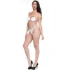 Fishnet Teddy Lingerie Pijamalar Açık Croth Bodysuit Bodycon Külotlu çorap sıkı çoraplar tulumlar Seksi iç çamaşırları kadınlar için ve kumlu