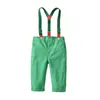 Vêtements de mode garçons chemises à manches longues pantalons verts Set enfant Costume d'automne 2020 pour les enfants Toddler Tenues pour enfants Kits de vacances1599693