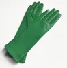 Dames natuurlijke schapenvacht lederen lange handschoen dames echt leer touchscreen autohandschoen 45cm R2302221v