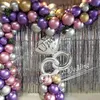 Wedding party Decoration Rain Curtain Tassel Birthday Christmas Background Wall Decorations Supplies Solid Color