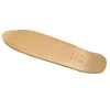 Skateboard Skateboard a 9 strati in acero vuoto Doppio skateboard concavo Skateboard naturale Deck Board Longboard da 24 pollici DIY Part1