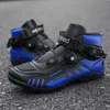 Men's Motorcycle Boots Biker Waterproof Speed Motocross racing Boots Non-slip Protective Motorbike Riding off road Shoes1267q