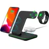 3in1 10w Fast Wireless Charger Dock Charging Stand Fast Charging para iPhone 11 x xr xs max relógio AirPods7817004