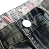 Jeans masculinos homens denim skinny esfarrapado trecho magro apto pants plus size longa marca grande