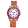 Crianças menina relógio moda colorido cinta árabe número esporte quartzo relógio de pulso moda casual pulseira de couro menina montre y40310n