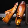Scarpe eleganti da uomo piatte in vera pelle Oxford da uomo mocassini da ufficio per feste di nozze scarpe 38-48 taglie forti