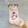 Kreative Weihnachtsstrümpfe Weihnachtsmann Santa Claus Snowman Elck Weihnachtsbaum Ornamente Heimatparty Dekoration Kinder Süßigkeiten Taschen Geschenke BH4034 Tyj