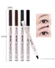 Music Flower cosmetics long-lasting waterproof eyebrow enhancer pencil 4 unique micro fork tip simulate raw eyebrows 4 colors DHL Free